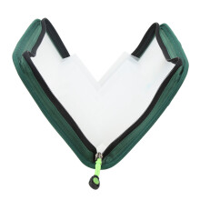 Holz Krebskrabbengriff Köderaufbewahrungsbox PVC Angeltasche - 266g