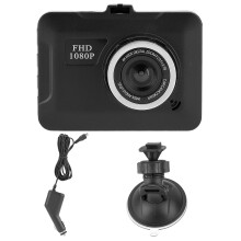 Dashcam antivibrazione con supporto OSD e compatibilità con memorie esterne. Registratore di guida ad alta definizione per veicoli intelligenti.