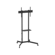 Suporte de chão Aisens FT70TE-333 aço preto rodas inclinável para TV 37-70" até 45kg