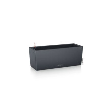 LECHUZA BALCONERA Color 50 Slate Poly Resin Window Box Self-watering Planter with Substrate H19 L50 W19 cm