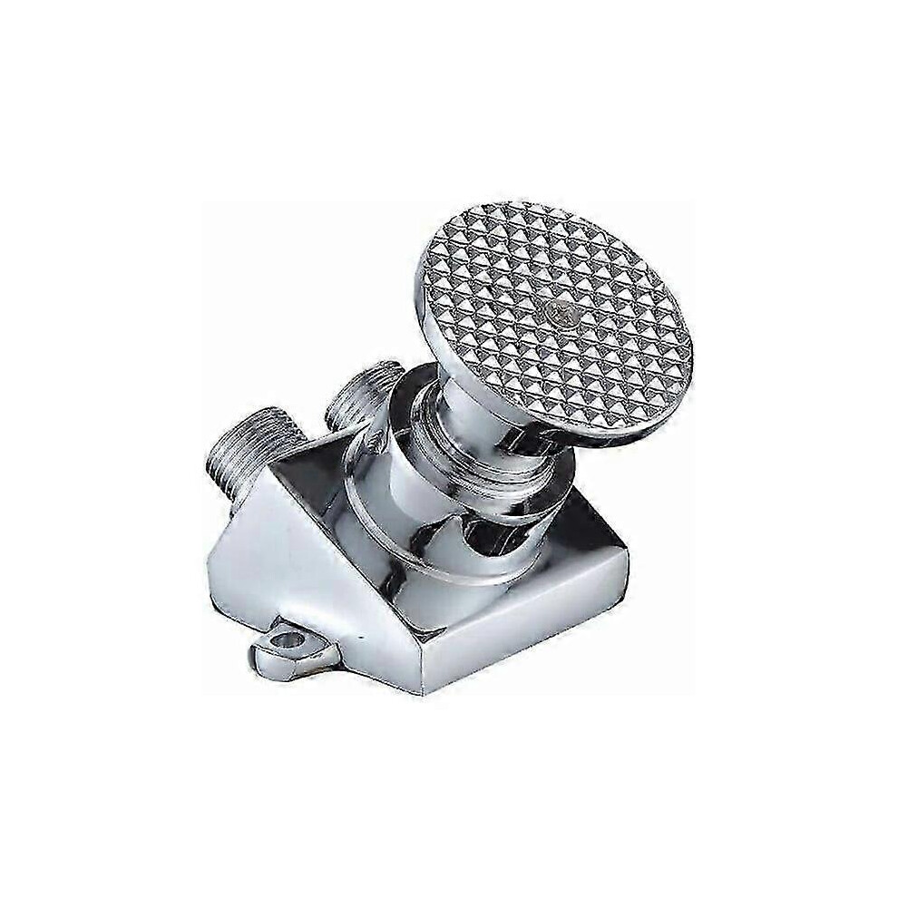 Foot-Operated Faucet, Single Pedal Cold Water Copper Body, Zinc Alloy Material With High Reflective Surface 6901508027046
