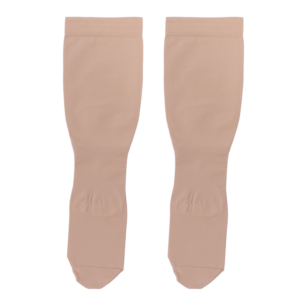 Sheer Elastic Fabric Compression Socks Gradual Compression Support Hose Medium Fit Therapeutic Relief Moisture Wicking Fabric Ultimate Protection Two
