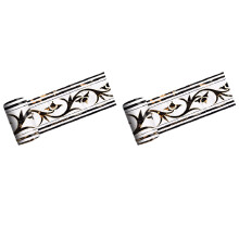 2X 2M Self-Adhesive Side Tile Sticker Ancient Greek Pattern Bathroom Kitchen Wall Stair Floor Border Wall Sticker