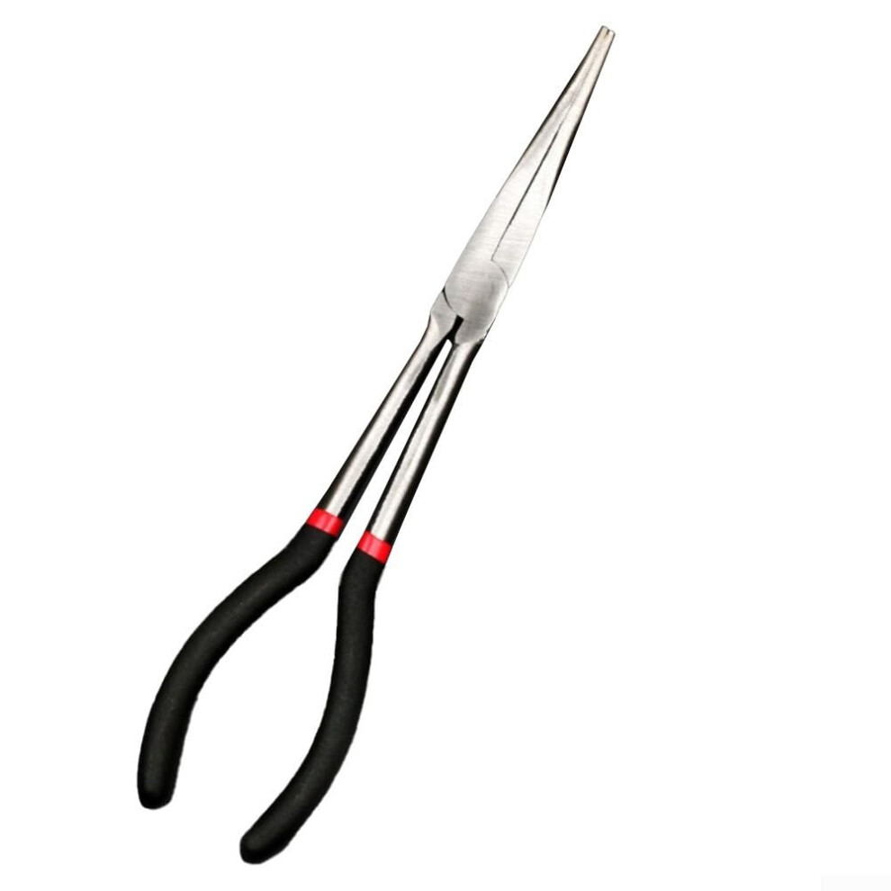 Efficient 27.9 Cm Extended Needlenose Pliers, Bent Needlenose Pliers, Easy To Handle (25Degree Bent). 9412369842480