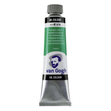 Ölfarbe - Permanentgrün Dunkel - 619 - Aus Distelöl - Van Gogh - 40ml