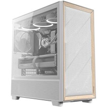 Case per computer - Antec - Flux Wood White - 5 ventole PWM - Pannello anteriore in legno - Radiatore 420mm