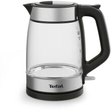 Bouilloire électrique - Tefal - KI605830 - Verre noir - 1,7L - 2200W - Filtre amovible