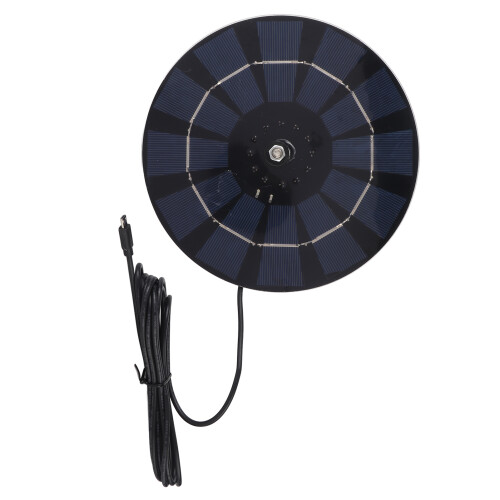 Solar Panel5W Battery Charger Solar Panel Power Supply with3Meter Cable for Outdoor 1