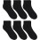 Hanes Unisex Plain Socks Crew and Ankle 6-Packs 2