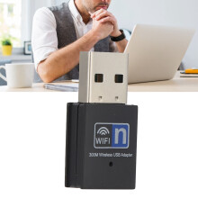 USB 300M WLAN-Adapter, Externe Mini-Netzwerkkarte für Laptops