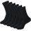 Hanes Unisex Plain Socks Crew and Ankle 6-Packs 1