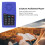 Lettore di audiolibri Scripture 4G portatile blu 5