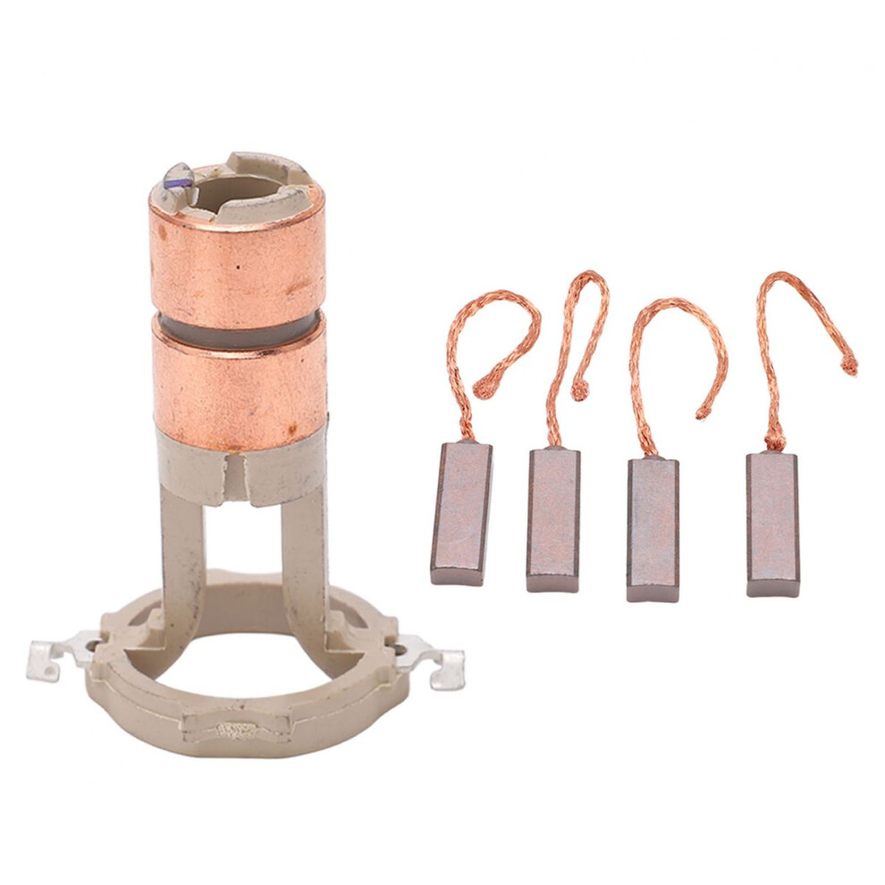 Slip Ring Brush Set For Valeo Alternators Direct Replacement Automotive Generator Repair Kit Carbon Brush Replacement Excellent Conductivity Sturdy 9437117438593