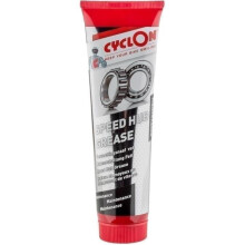 Cyclon remmen vet voor naven en rollen 150 ml rood/grijs