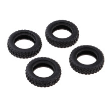 4pcs Black Plastic Tire Tyre Spare Parts for WLtoys K979 K989 1/28 Ral
