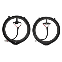 Kabelhärva Kompatibel högtalarmonteringsadapter Universell djupgående plastringadapter 6,5" högtalare Lätt att installera Vibrationsreducering