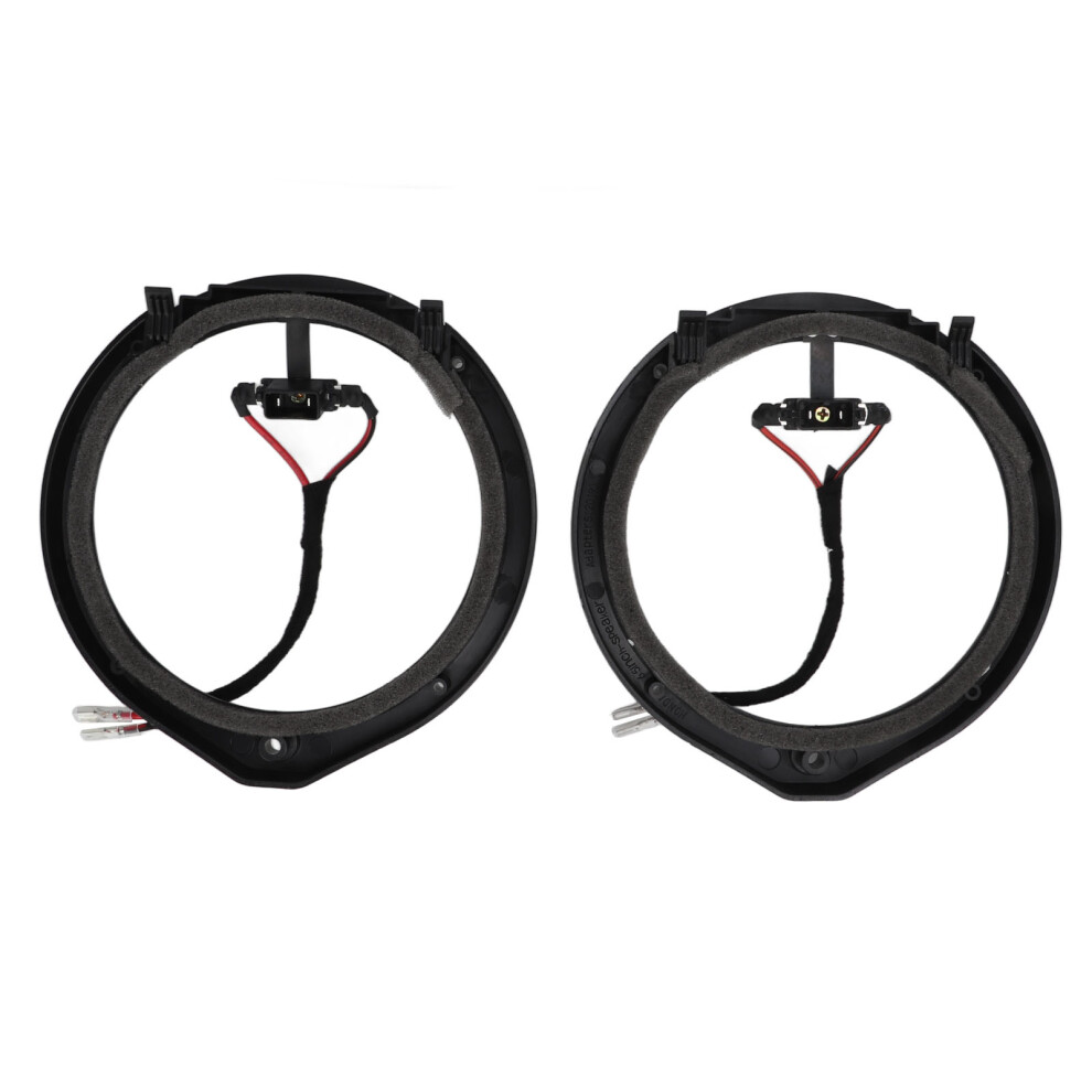 Hard Construction Universal Depth Plastic Ring Adapter Adjustable Fit Speaker Spacers For6.5inch Car Speakers Vibration Reduction Wiring Harness 9175034550065