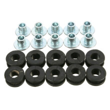 10x Motorcycle Rubber Grommets Bolt For Honda Yamaha for Suzuki Kawasa