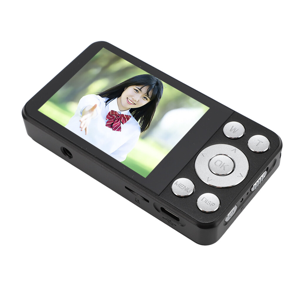 4K Portable Camera 64Mp 18X Zoom 2.8" Selfie Vlogging Black 9341384410476