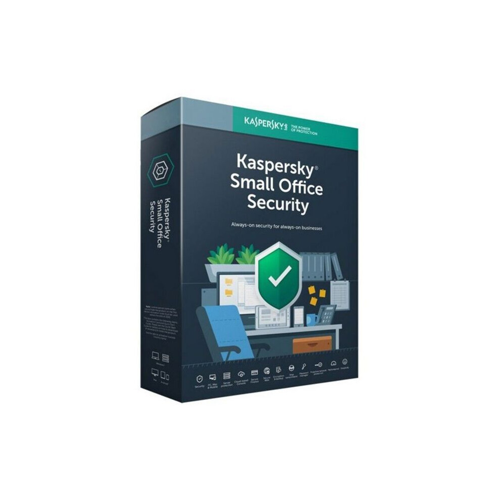 Antivirus Kaspersky - KL4541X5EFS-20ES - Software AntiVirus Small Office Security 7.0 Server + 5 PC