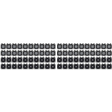 80 Pièces Tronçonneuse Carburateur Dosage Diaphragme pour Walbro 95-526 500 3800 4500 5200 5800 Kit de Joints D'Assemblage de Voiture