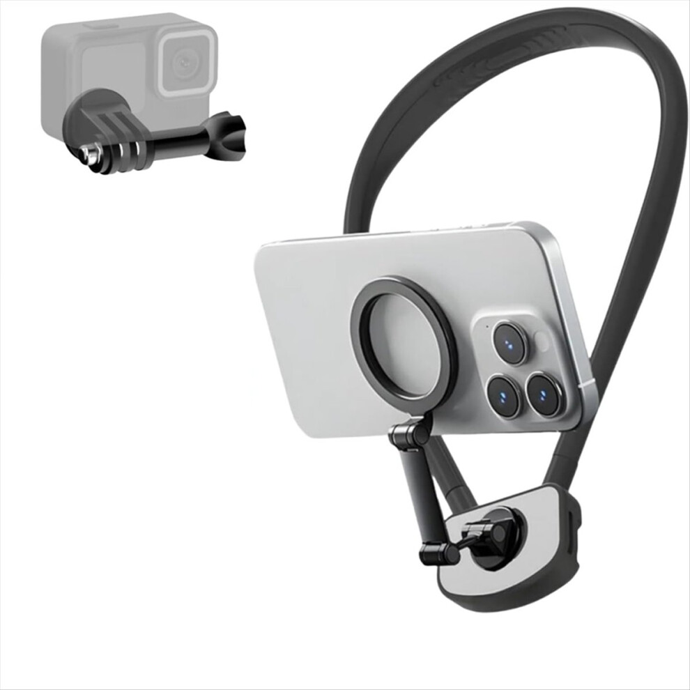 Magnetic Neck Mount For Phones, Hand Free Phone Ho 4853202230227