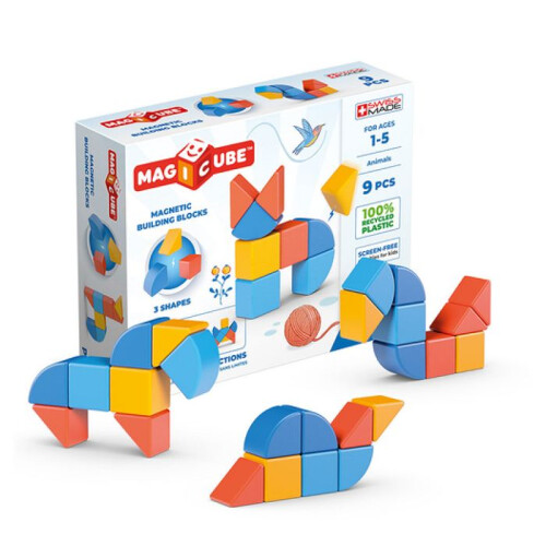 Geomag Geomag Magicube Animals 9 Pcs
