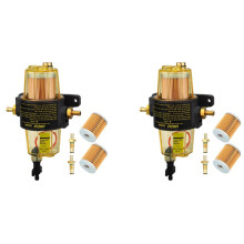 6 Pièces UF-10K Filtre à Carburant Assemblage de Séparateur D'Eau de Carburant Assemblage de Filtre à Carburant pour Mercury