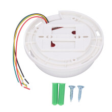 Detector de gás natural em ABS com alarme sonoro e luminoso para montagem no teto