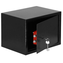 Coffre-forte SPRINGOS per la casa - Acciaio ad alta sicurezza - Conservazione del denaro con chiave 31x20x20cm