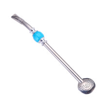 Stainless Steel Yerba Mate Straw Spoon Bombilla Tea Strainer Colander