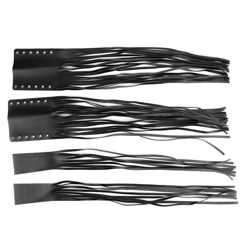 Stylish Design Motorcycle Clutch Tassels, Decorate Your Motorcycle With Faux Leather Fringe Tassels, Universal Hand Grips Tassel Fringe Wrap Cover 9365509999981