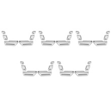 5X for C E GLK GL ML Car Adjust Button Cover Decorative Sticker Trim Accessories