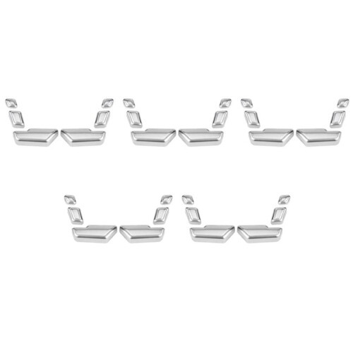 5X for   C E GLK GL ML Car  Adjust Button  Cover Decorative Sticker Trim Accessories
