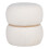 White round pouf in looped polyester Ø 38 x 41 cm 1