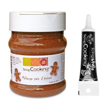 Gewürzmischung für Lebkuchen + Schwarzer Spritzstift