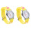 2Pièces Silicone Enfants Motif Fleurs Réglable 3