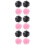 12Pcs Assorted Color Plush Microphone Wind Screens Fur Mic Protector 8