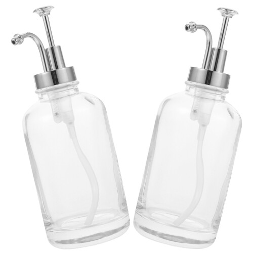 2Pièces Bouteilles À Verre Argenté Pour Cuisine