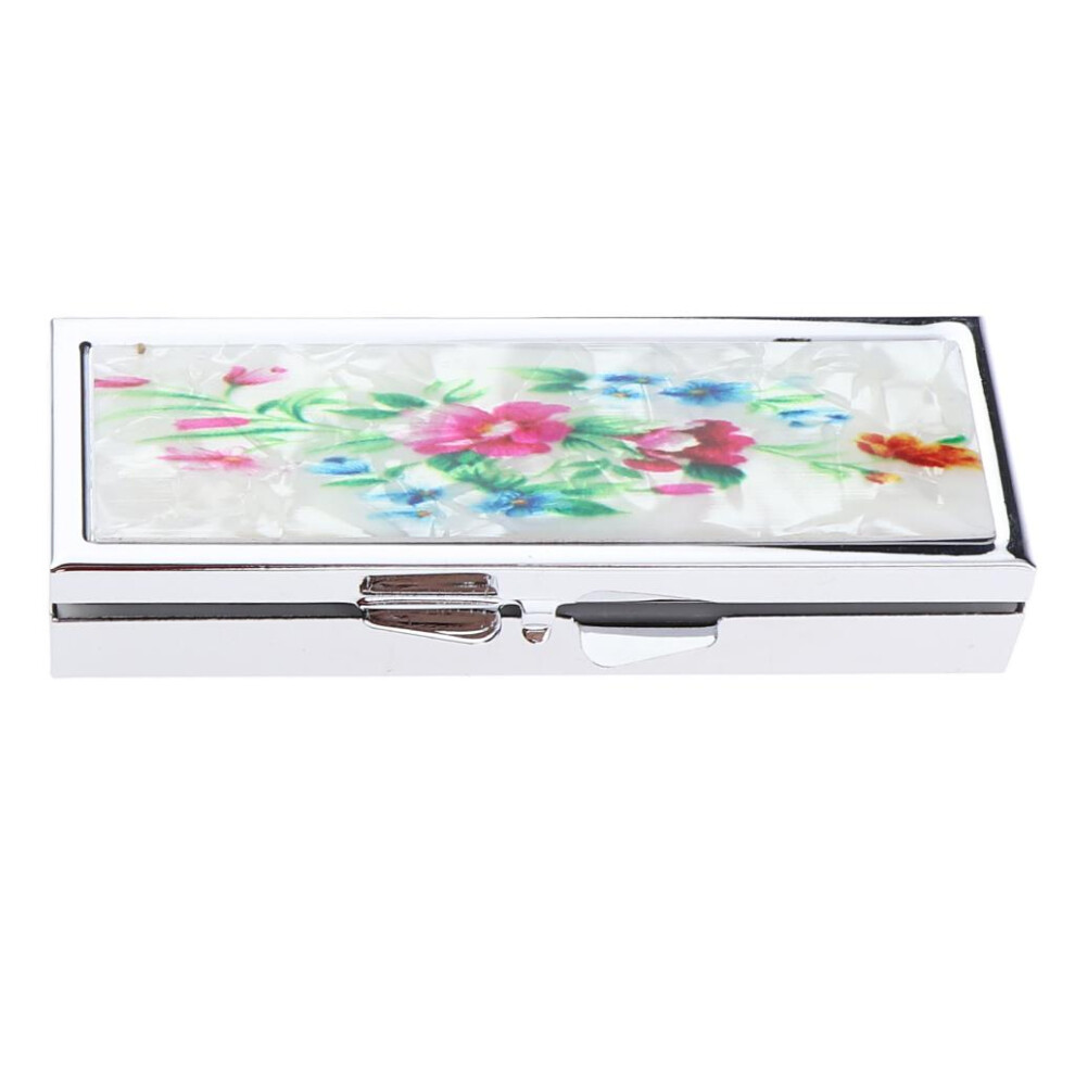 6 Compartments Pill Organizer Box Medicine Tablet Case for Daily Trave