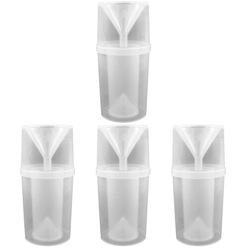 4Ensembles Pluviomètre Transparent Mesure Pluie Jardin 1