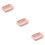 3Pièces Plat Rose Polyvalent Antirayures, Stockage 10