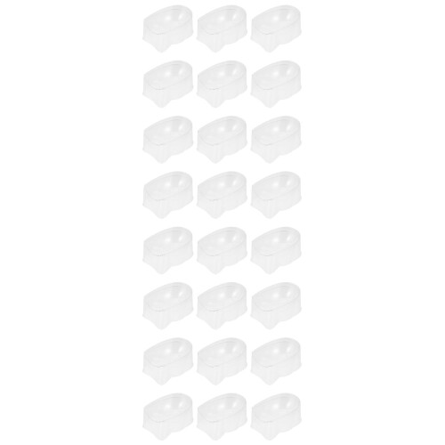 24Pièces Accessoire Plateau Poudre Ongles 1