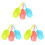 3Pièces Scoop Litière Animaux Multi-Couleurs Facile À 2