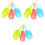 3Pièces Scoop Litière Animaux Multi-Couleurs Facile À 3