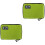 2Pièces Étui Rangement Câbles USB Vert Accessoires Voyage Facile 3