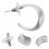 2Paires Décorations Oreilles Elfe Clip Perçage Élégant 9