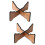 2Pièces Support Détachable Tambour Langue Acier Pratique Marron Clair 6