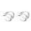 2Paires Décorations Oreilles Elfe Clip Perçage Élégant 3