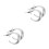2Paires Décorations Oreilles Elfe Clip Perçage Élégant 4